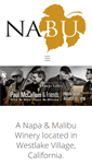Mobile Screenshot of nabuwines.com